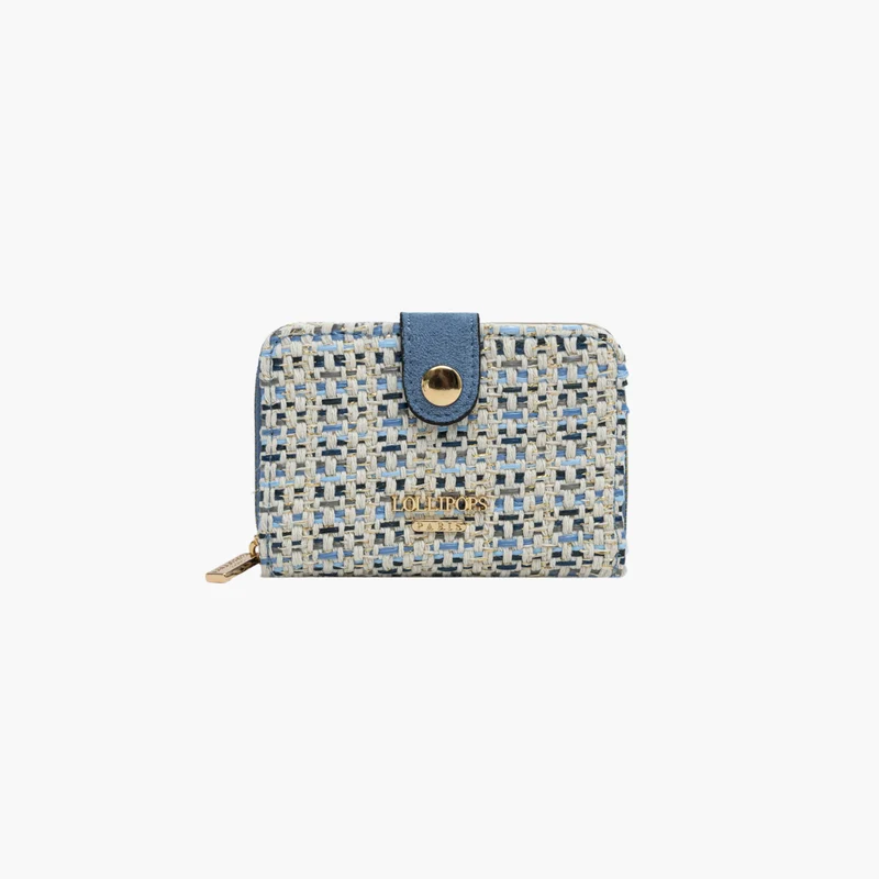 Petit portefeuille bleu Shai