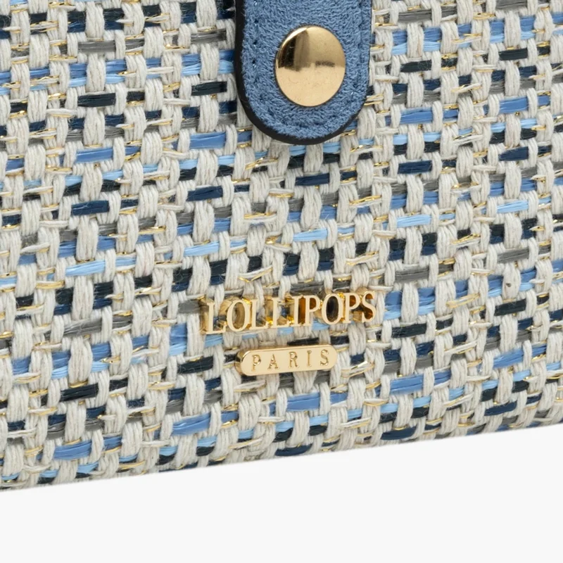 Petit portefeuille bleu Shai