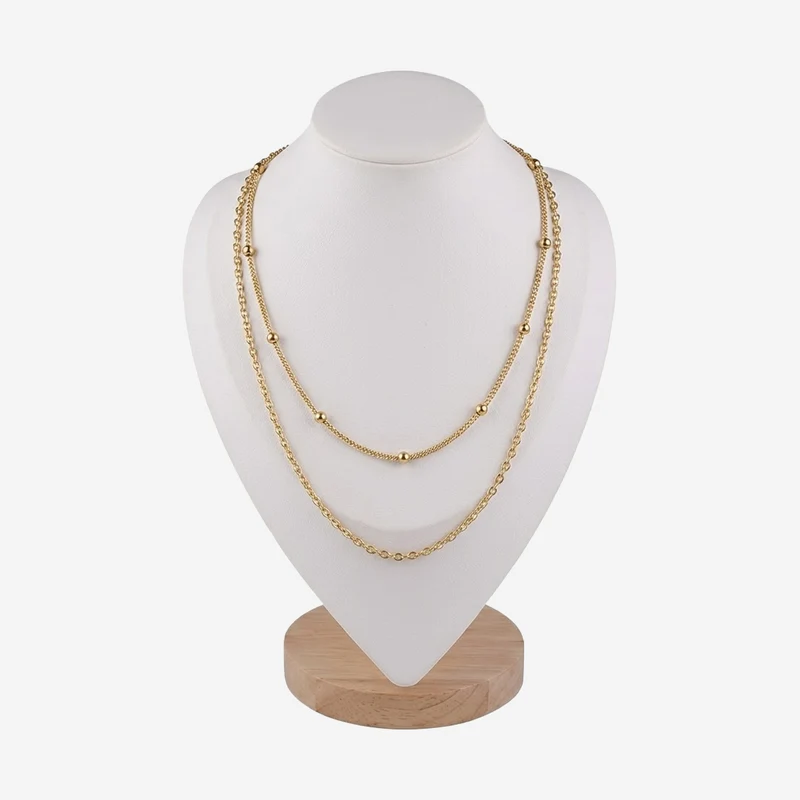 Collier double rang Nereia