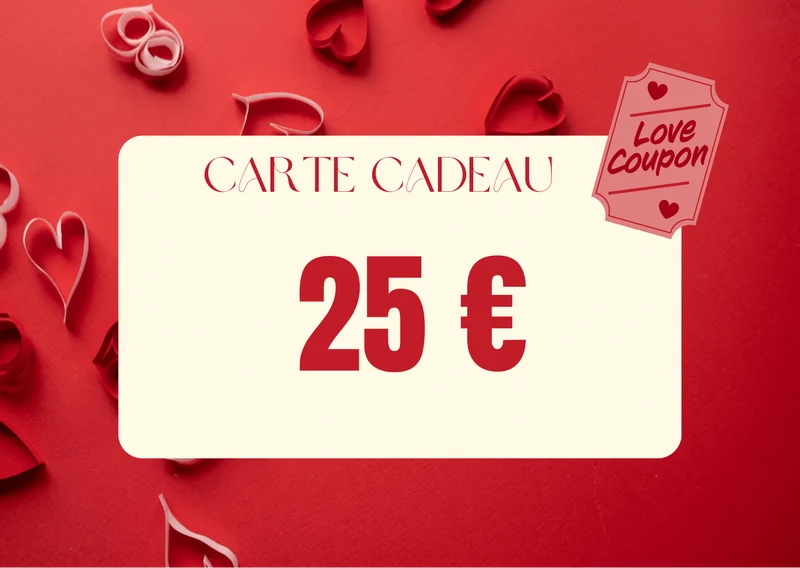 CARTE CADEAU 25 EUROS