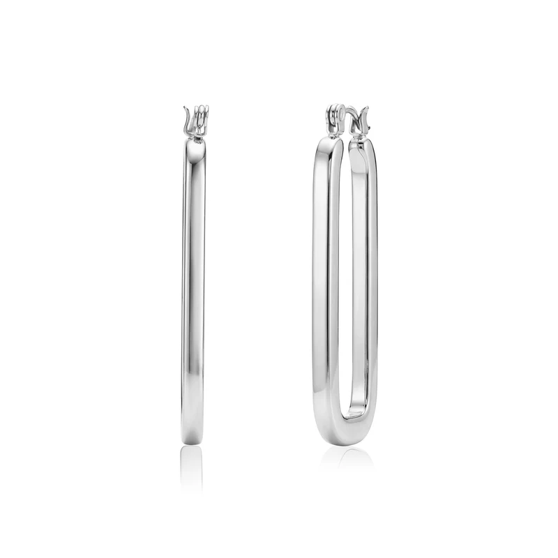 Boucles d'oreilles ovales allongées
