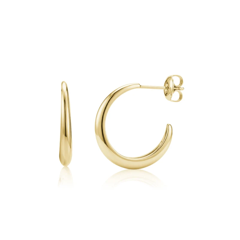 Boucles d'oreilles modernes en forme d'arc