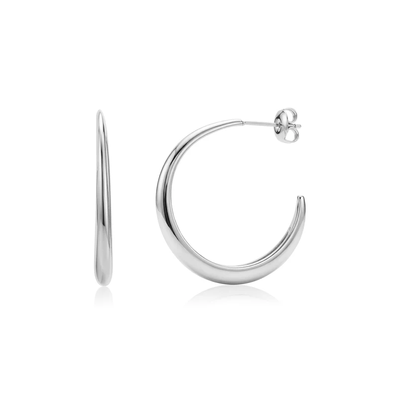 Boucles d'oreilles modernes en forme d'arc