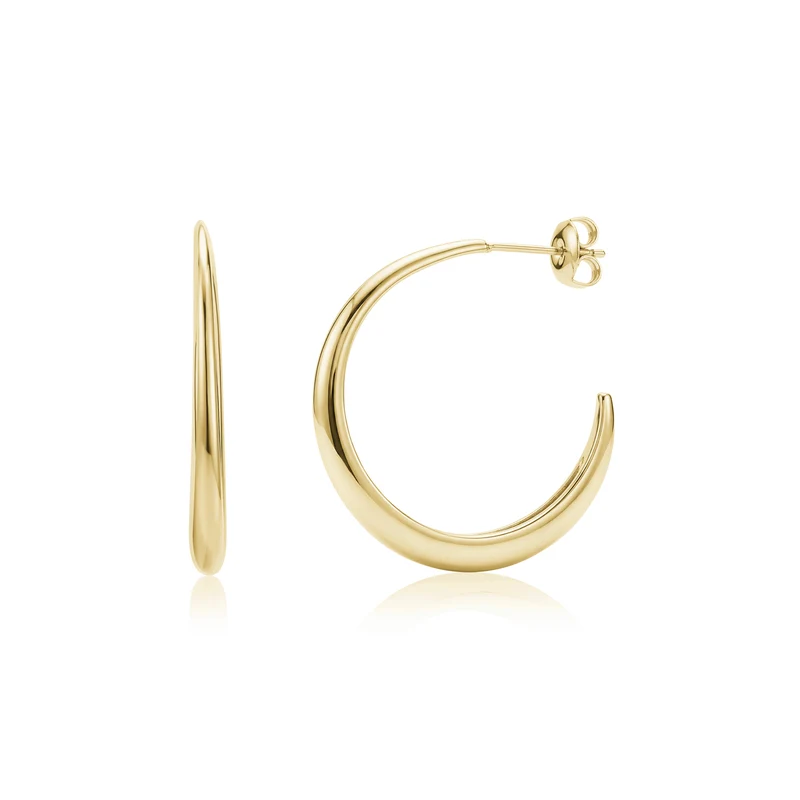 Boucles d'oreilles modernes en forme d'arc
