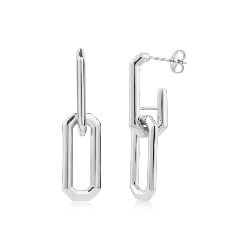 Boucles d'oreilles à tige allongée