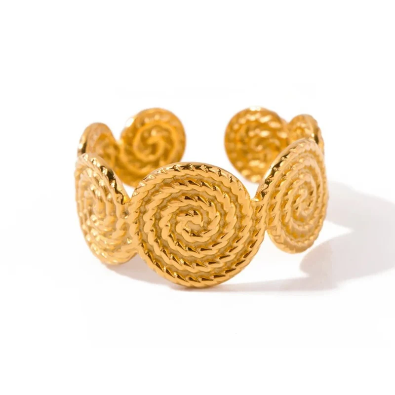 Gros Jonc Spirale Femme