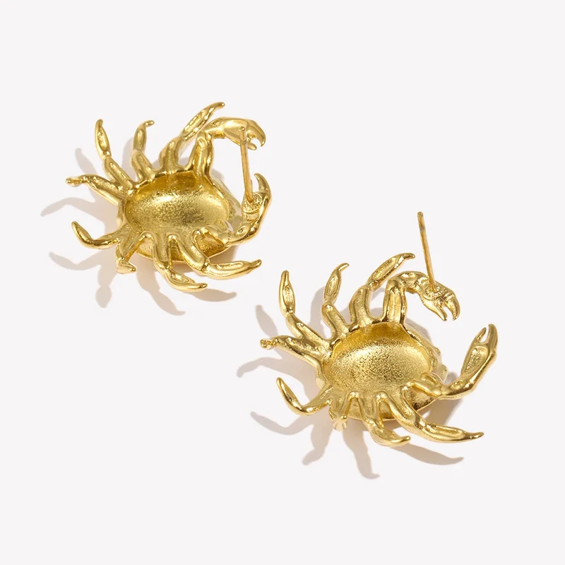 Boucles d'Oreilles Crabe