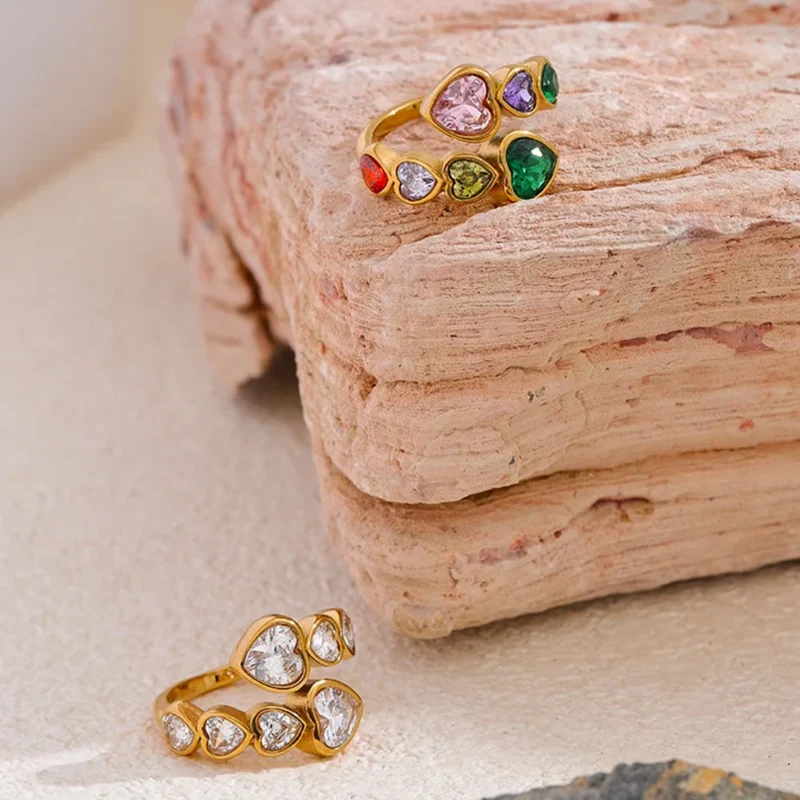 Bague 8 Coeurs Femme