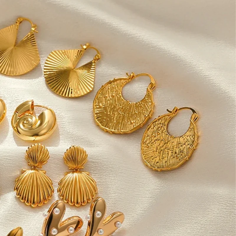 Boucles d'Oreilles Or Cercle Plat
