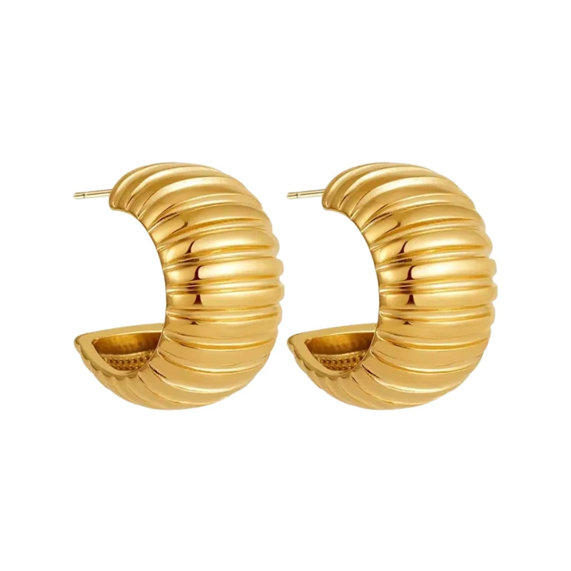 Boucles d'Oreilles Or Design