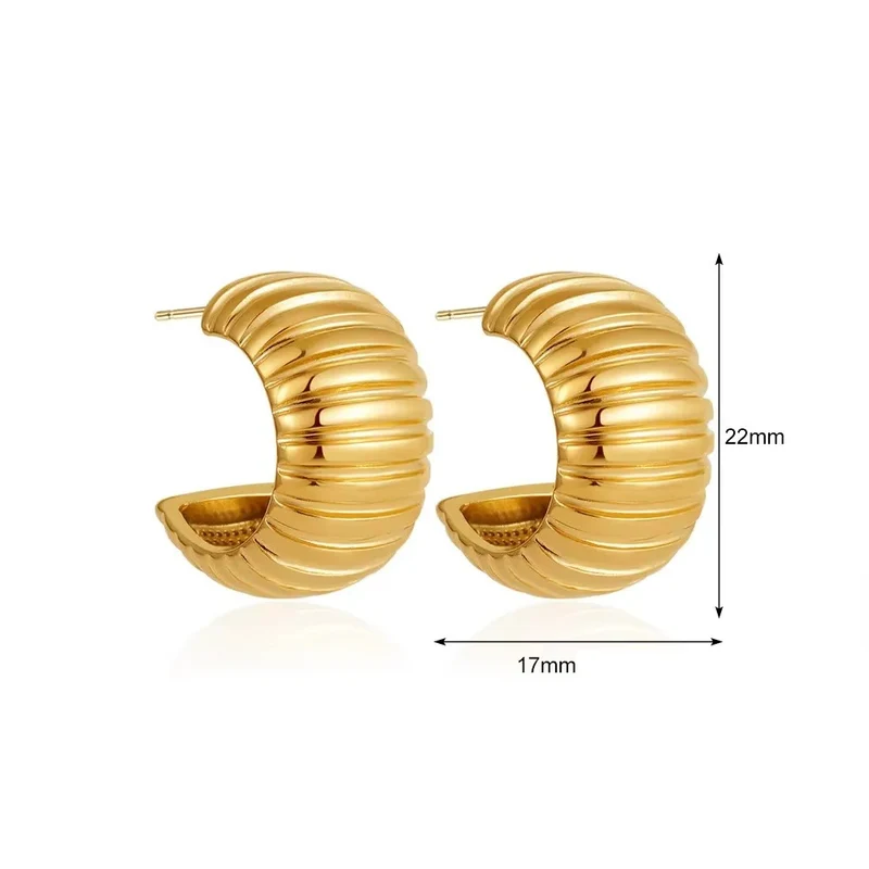 Boucles d'Oreilles Or Design