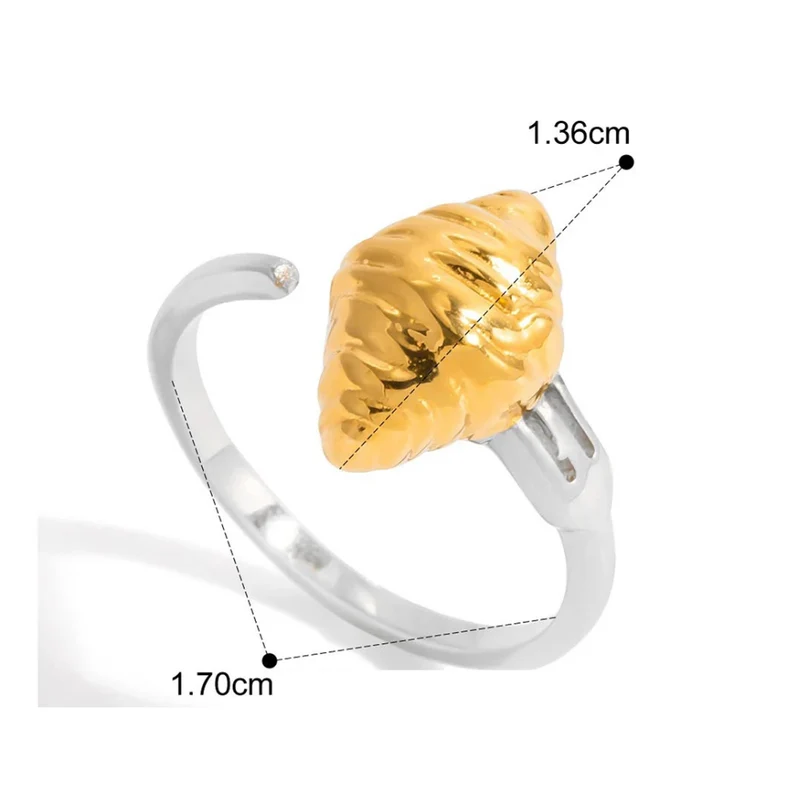 Bague Croissant Femme