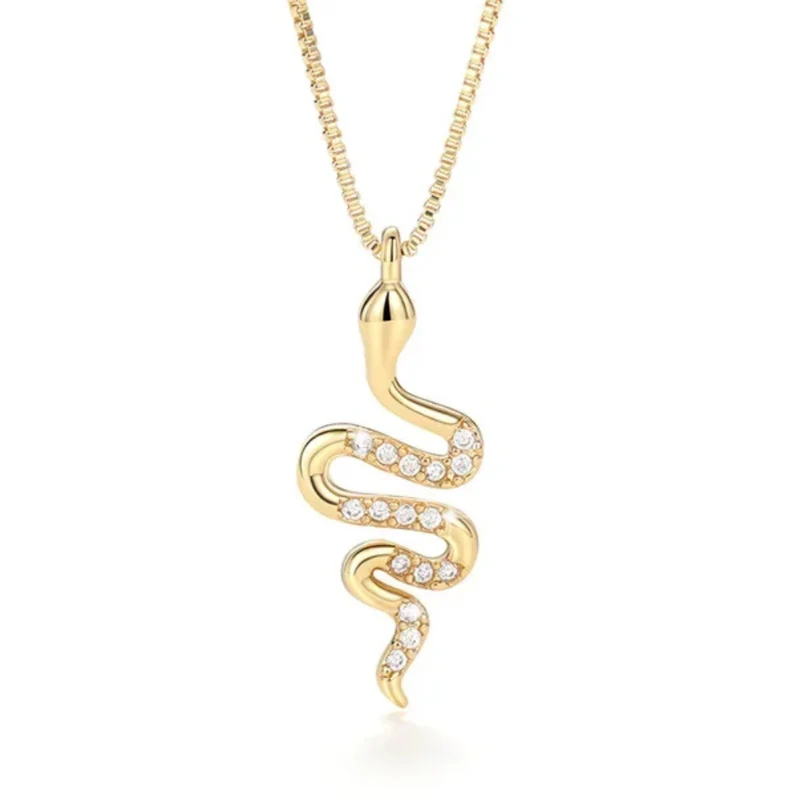 Collier Serpent Strass