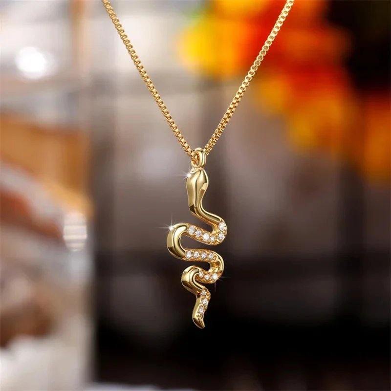 Collier Serpent Strass