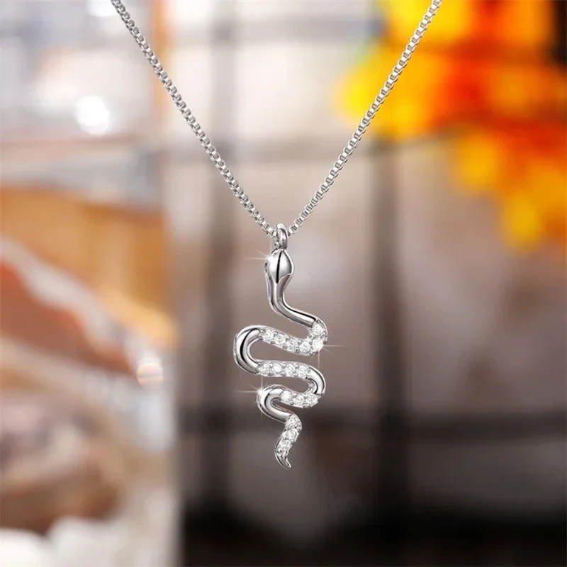 Collier Serpent Strass
