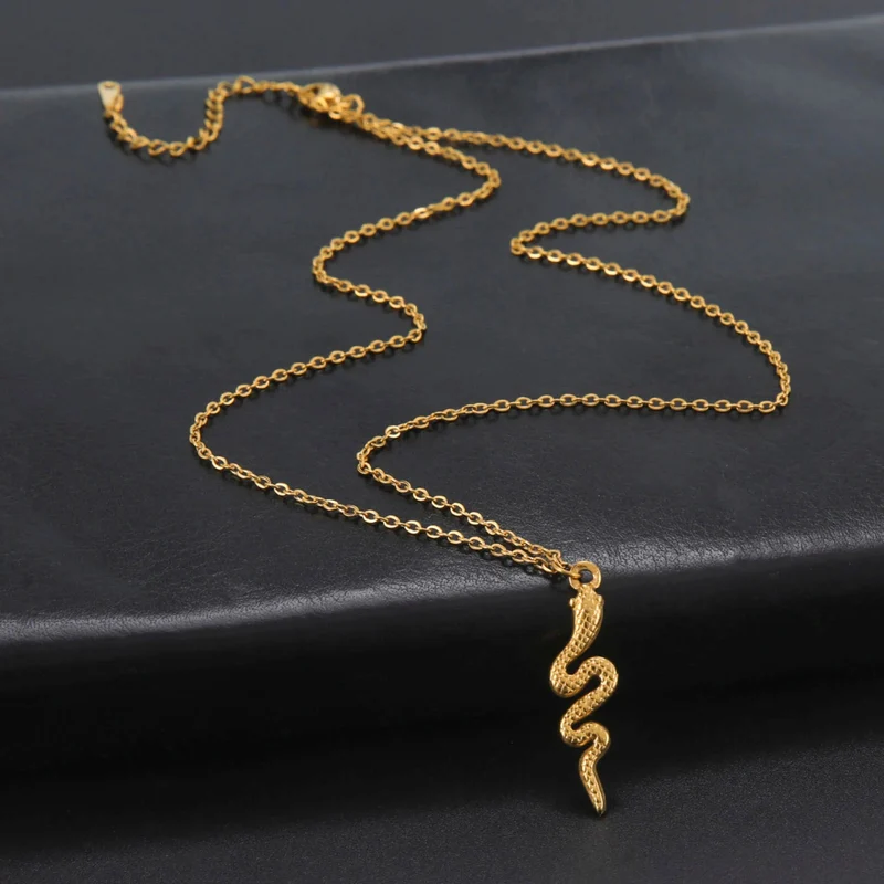 Collier Serpent Fin