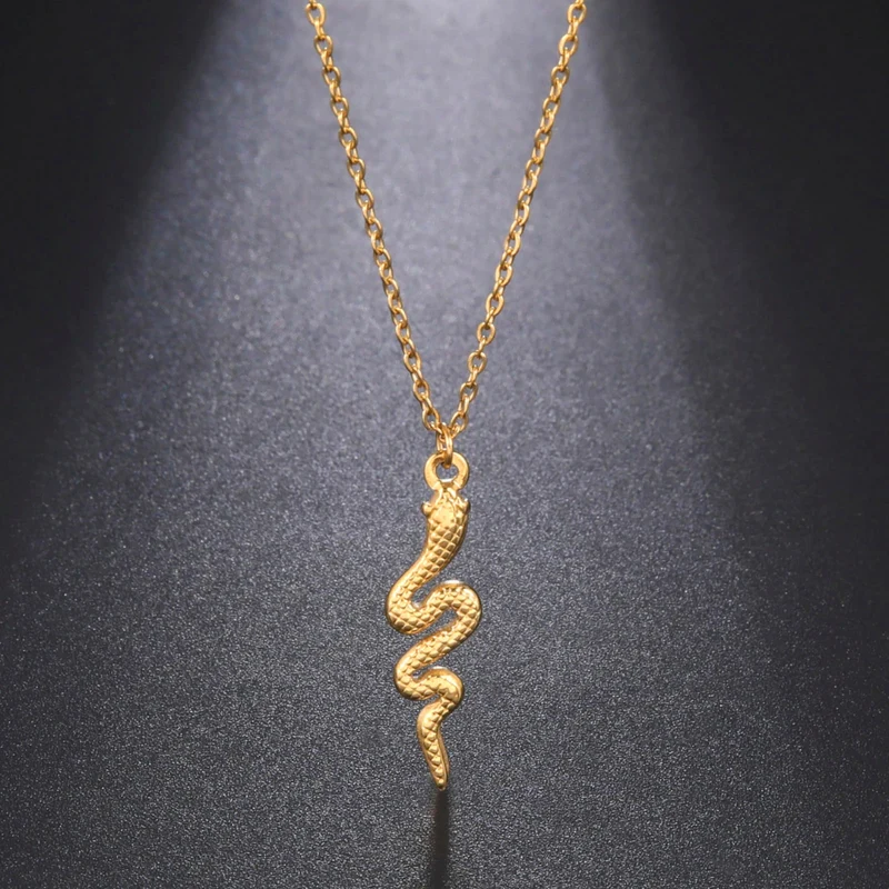 Collier Serpent Fin