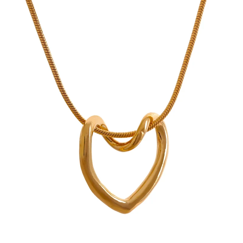 Collier Coeur Minimaliste