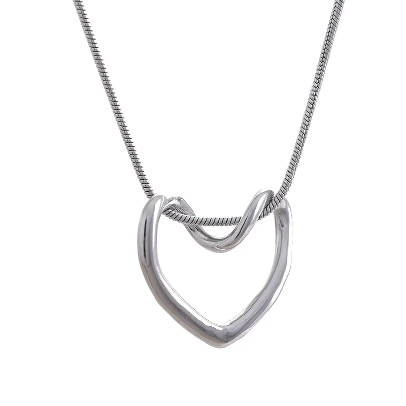 Collier Coeur Minimaliste
