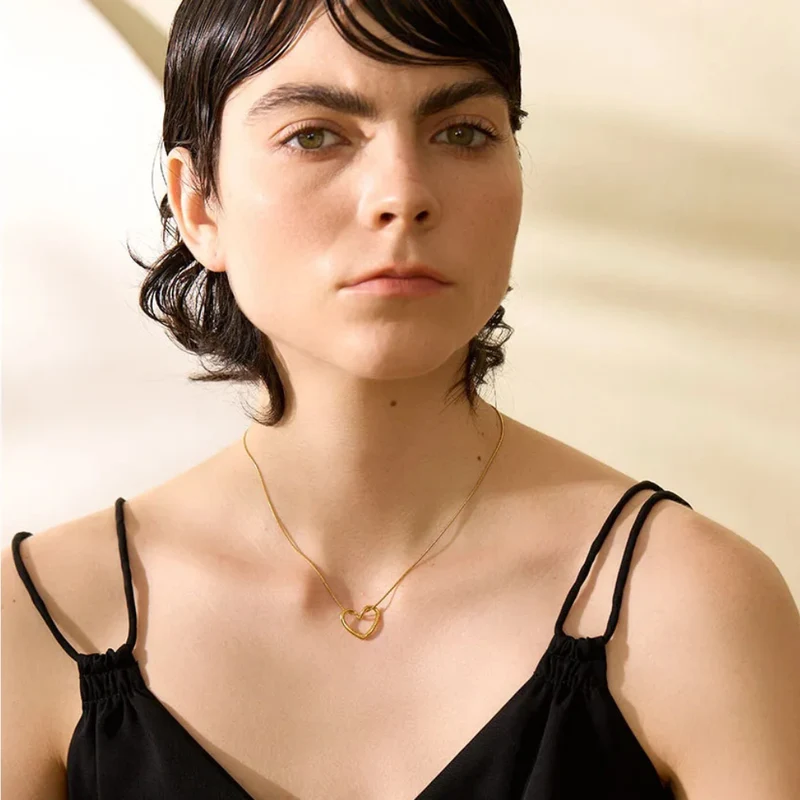 Collier Coeur Minimaliste