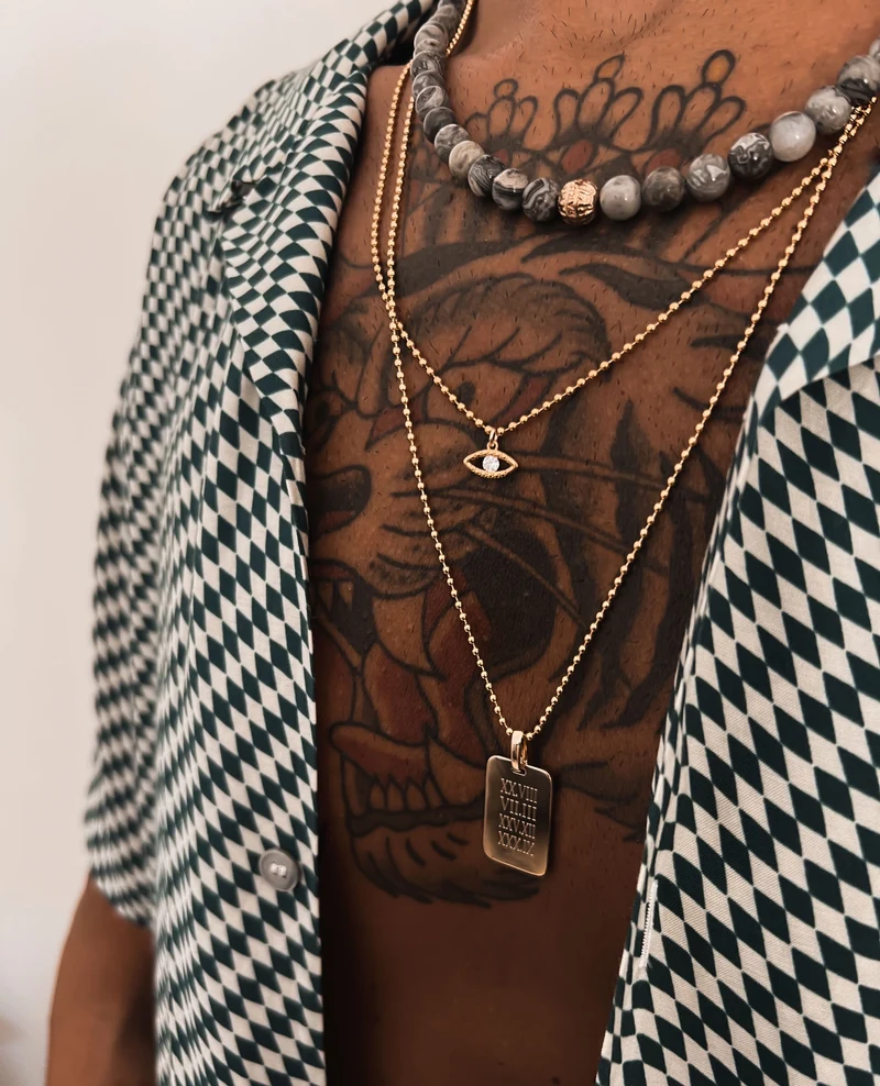 GRAVURE COLLIER ARMY