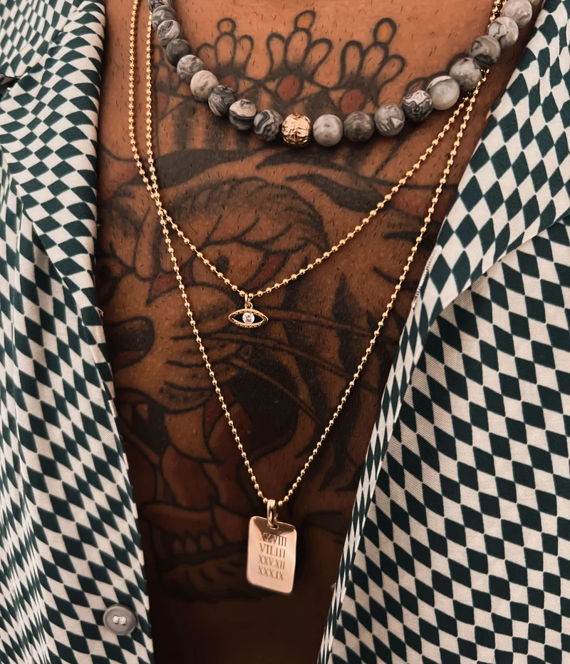 GRAVURE COLLIER ARMY