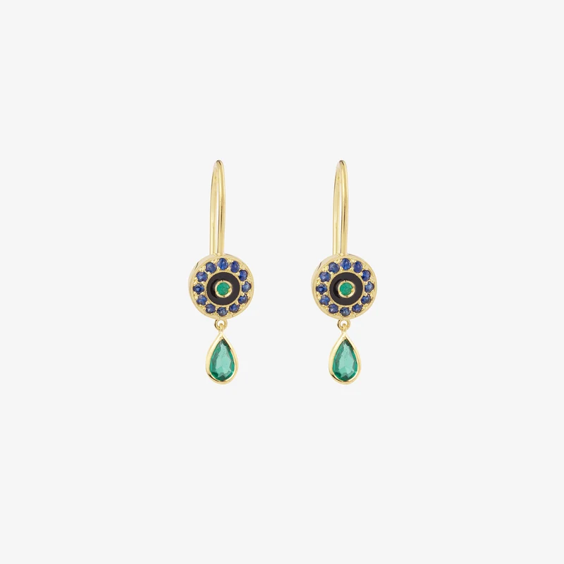 Luna Earrings 1–Green