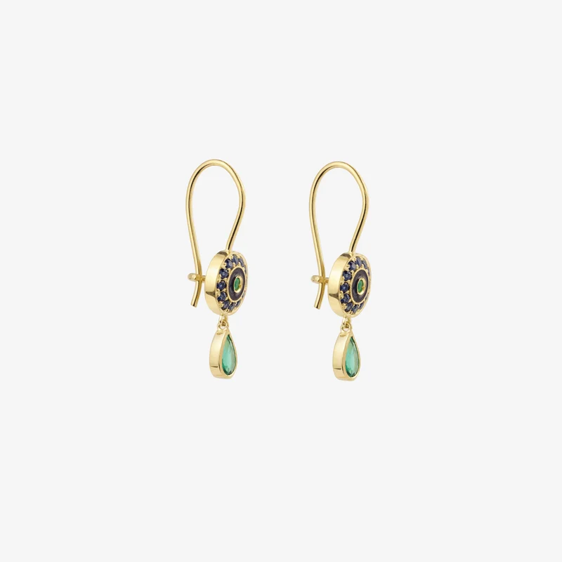 Luna Earrings 1–Green