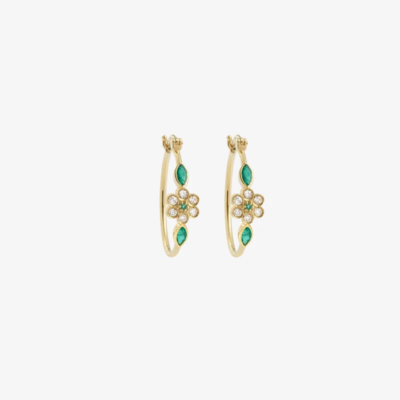 Miniflower Earrings 3–Mist