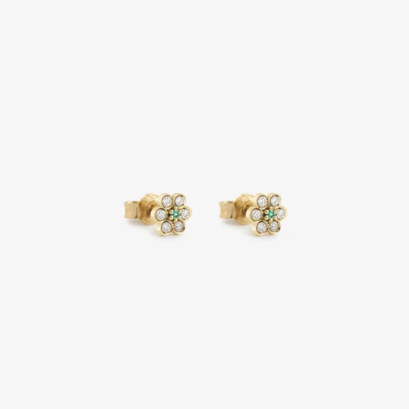 Miniflower Earrings 4–Mist