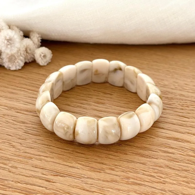 Bracelet "Alia" écru