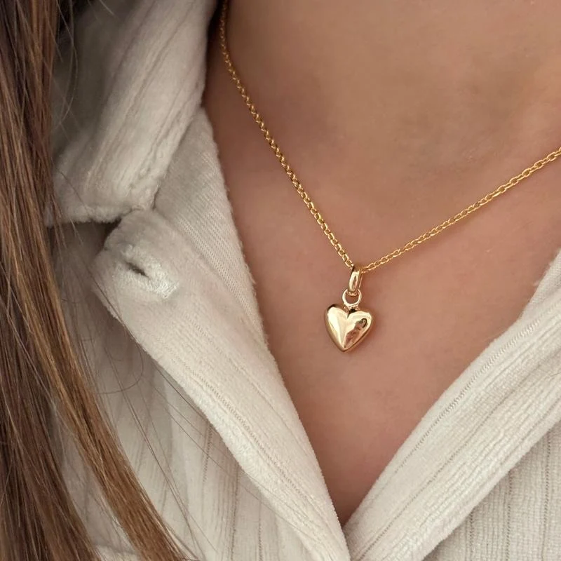 Collier "Cœur" enfant plaqué or