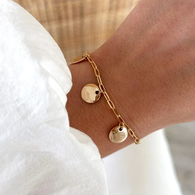 Bracelet "Soan" plaqué or