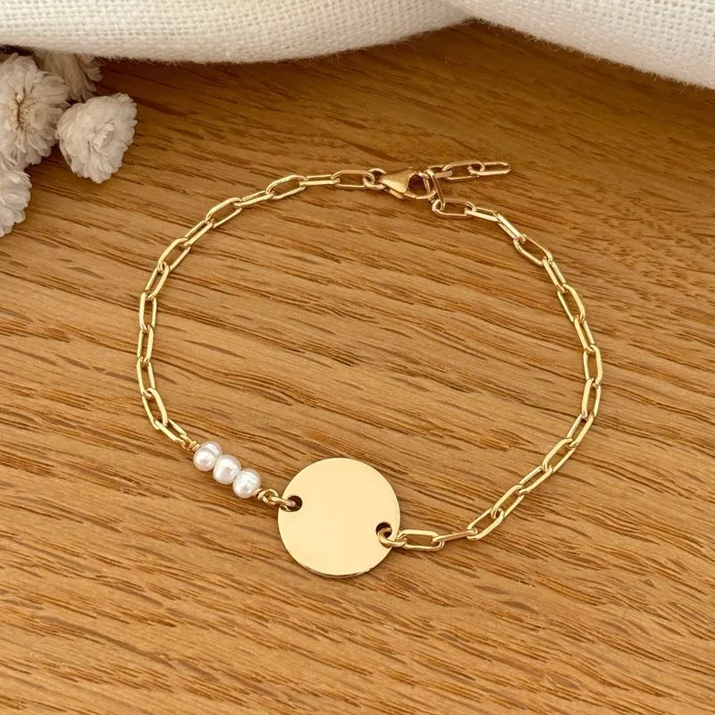 Bracelet "Ariel" plaqué or