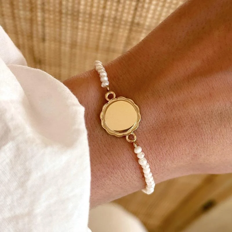 Bracelet "Anna" plaqué or
