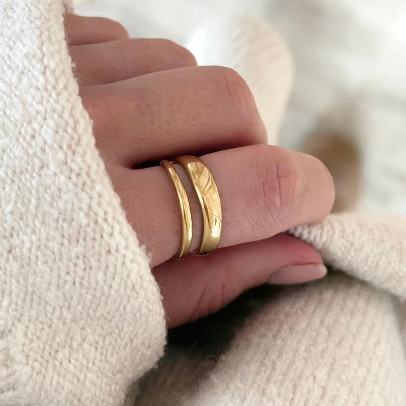 Bague "Diana" acier