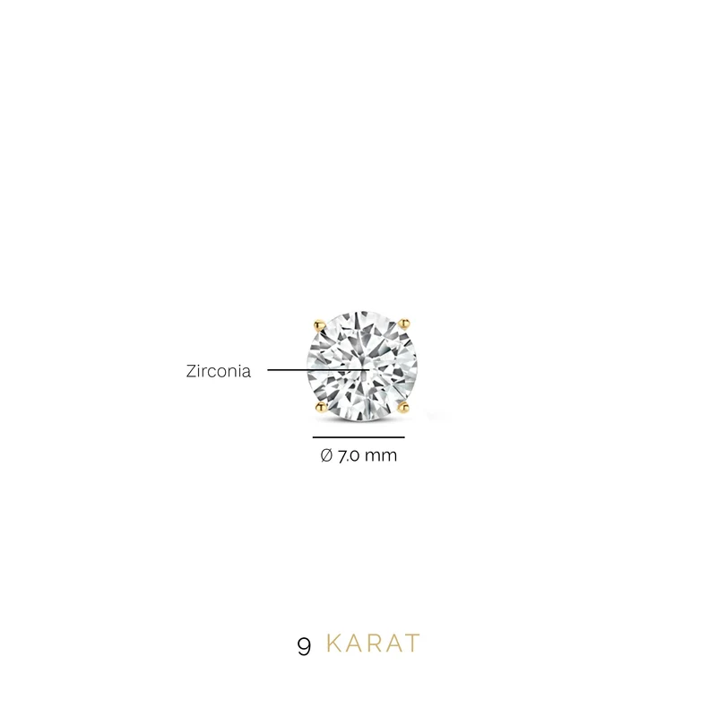 Beloro Jewels Monte Napoleone Boucles d'oreilles Or BO360013