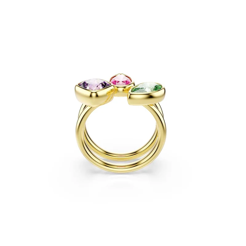 Swarovski Bague empilable Imber Organic couleur or 5753277