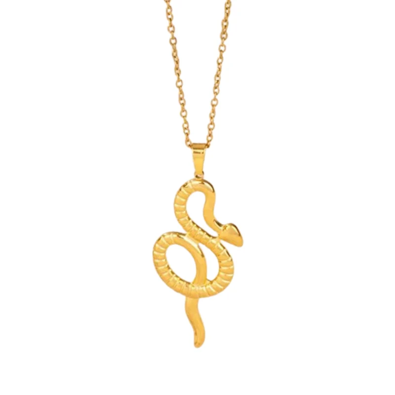 Collier Serpent Enroulé