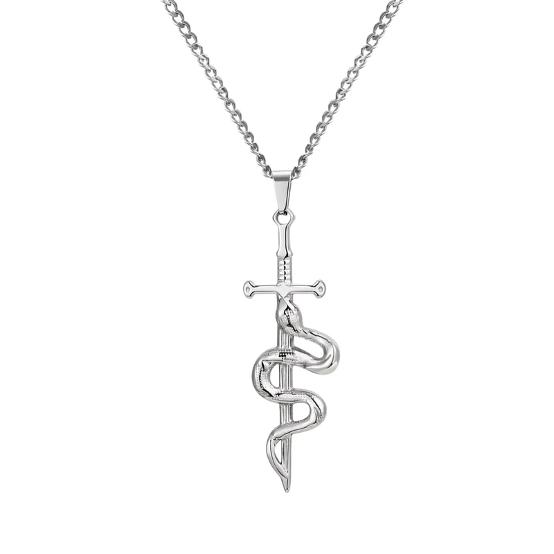 Collier Épée Serpent