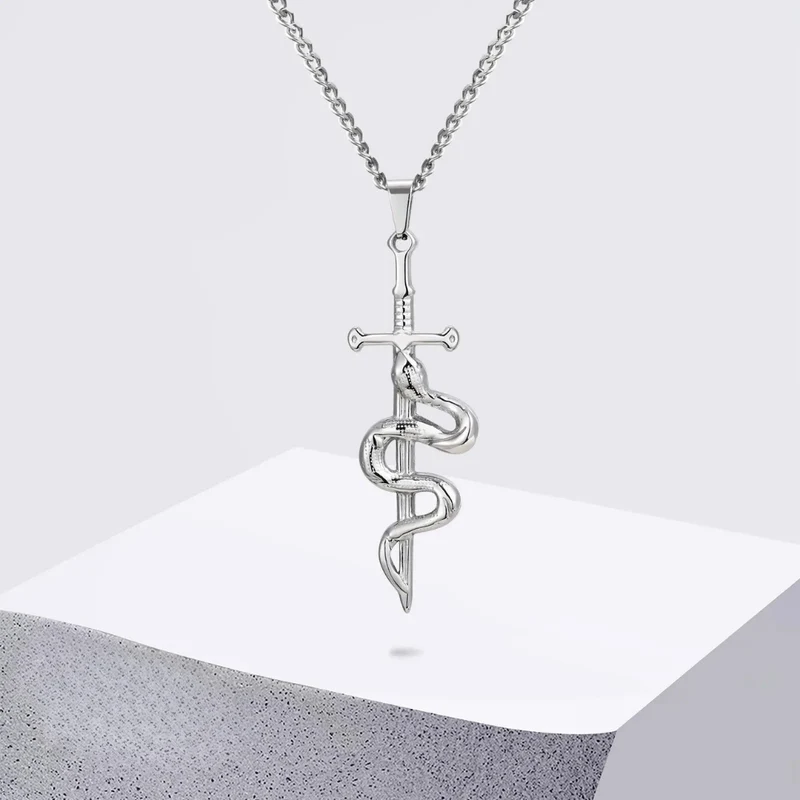 Collier Épée Serpent