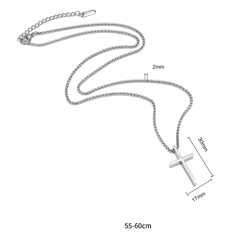 Collier Croix Homme