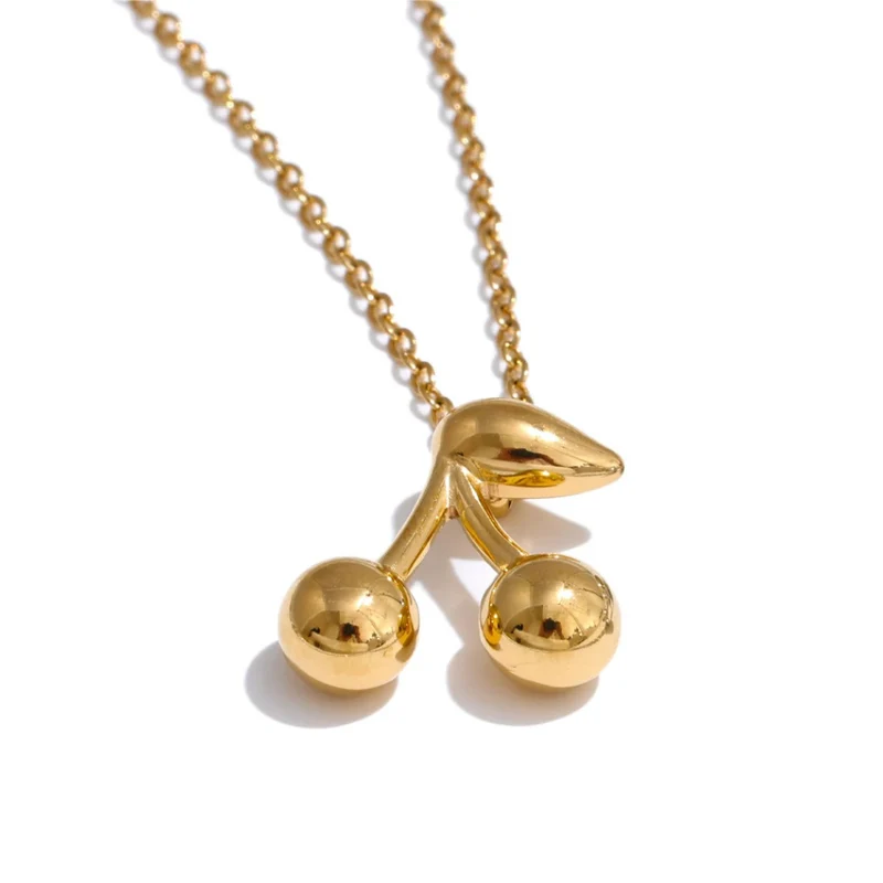Collier Breloque Cerise