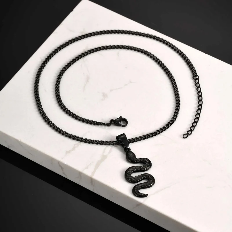 Collier Serpent Homme