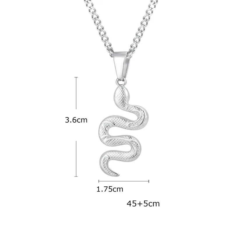 Collier Serpent Homme