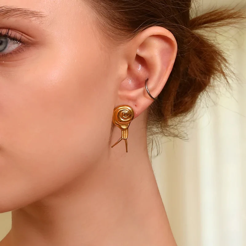 Boucles d'Oreilles Escargot