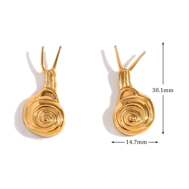 Boucles d'Oreilles Escargot