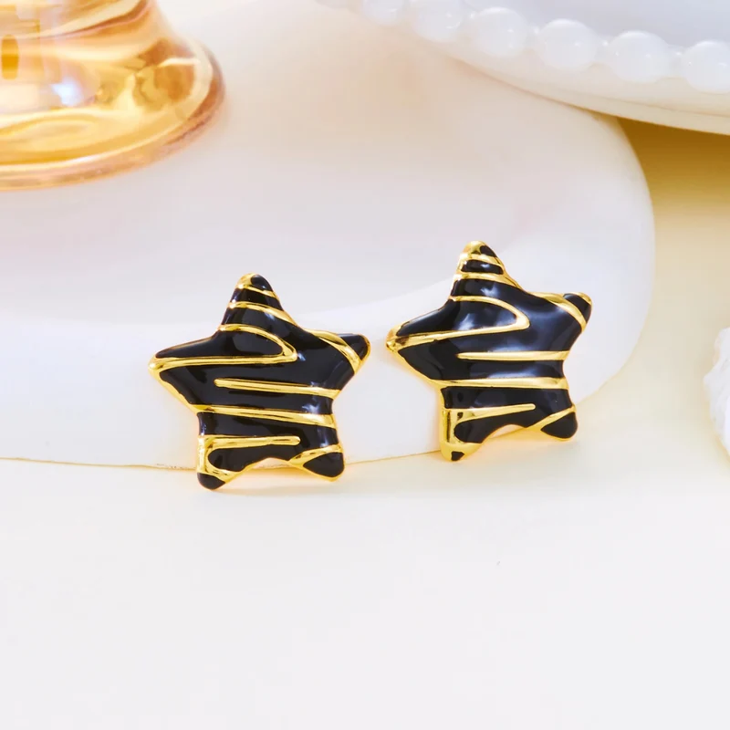 Boucles d'Oreilles Étoile Couleurs