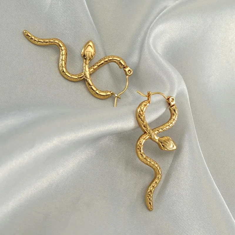 Boucles d'Oreilles Serpent Simples