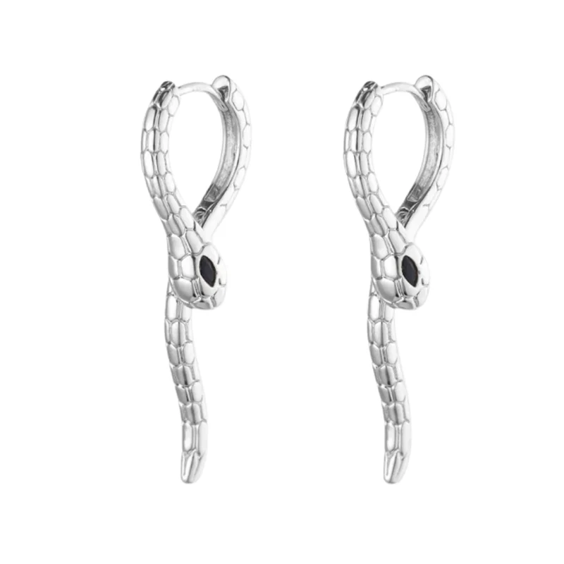 Boucles d'Oreilles Serpent Design